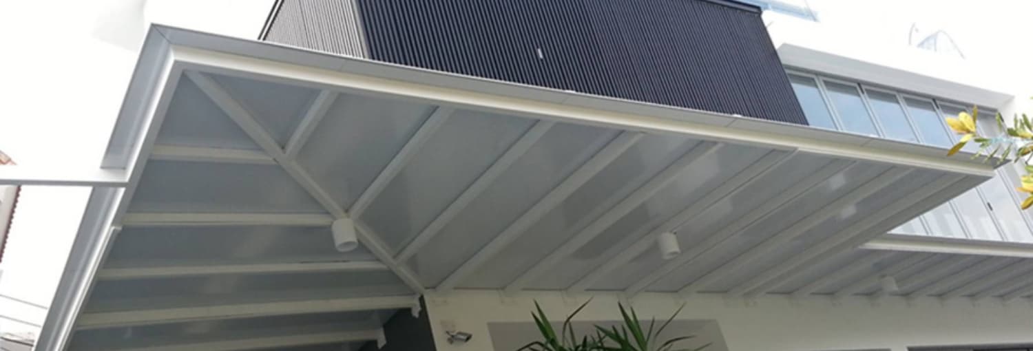 Shelter installation on a residential building in Singapore